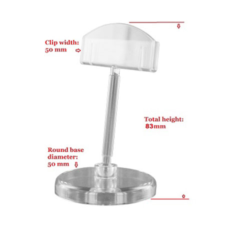 Pinces pour petits supports de panneaux - 5050-RB Pinces pour petits supports de panneaux - 5050-RB